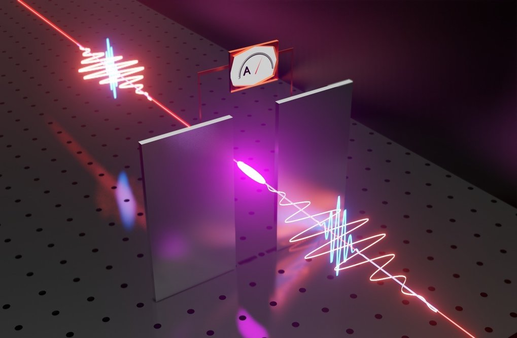 Ultrafast Oscillation of Light Waves Unveiled in Plasma Spark