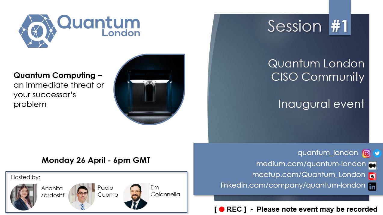 Quantum Computing for CISOs