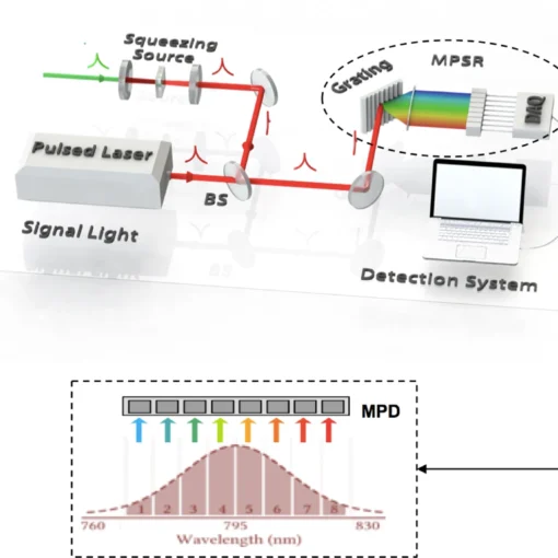 Quantum enhanced measurement of an optical frequency comb