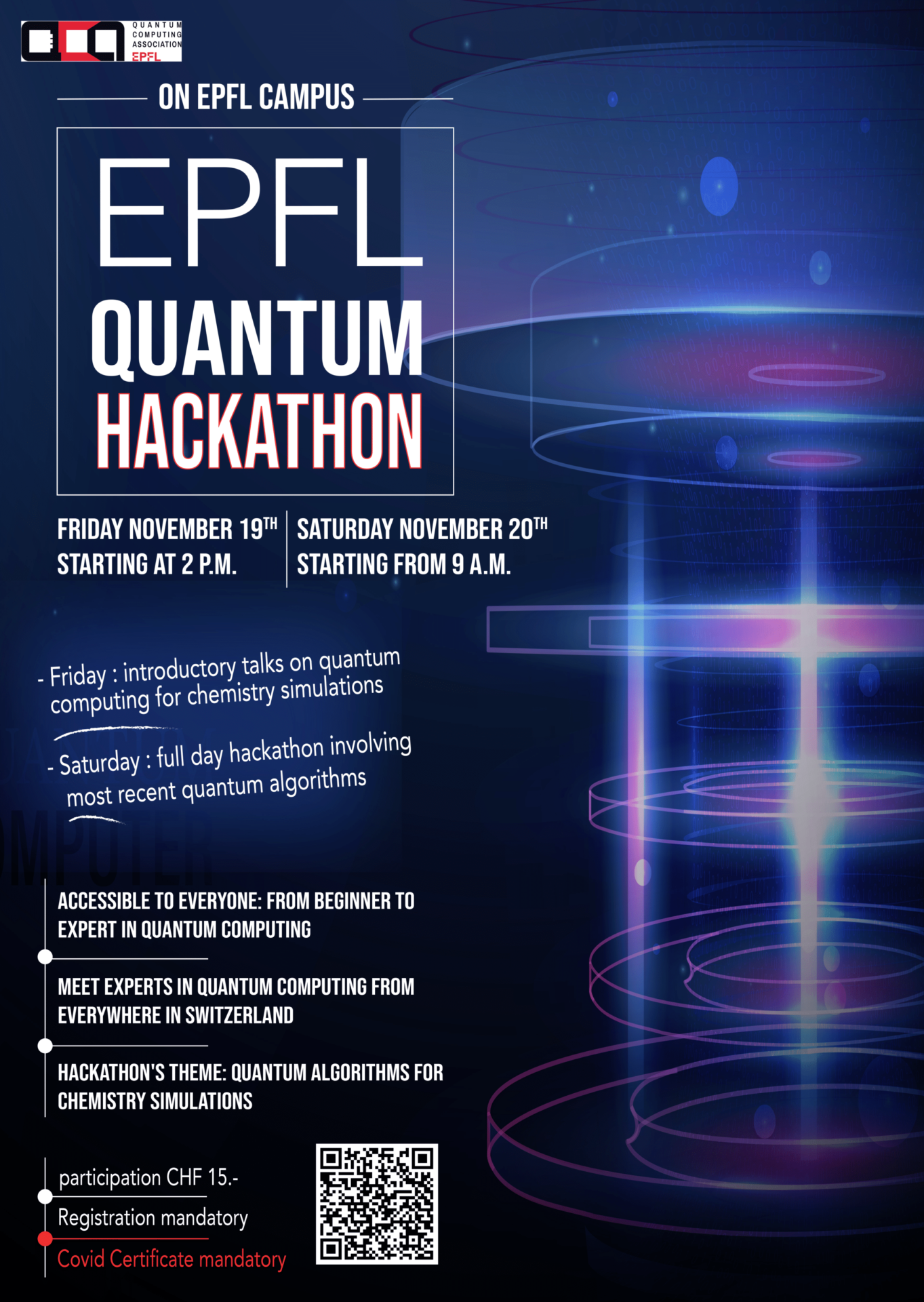 Quantum Hackathon by the EPFL QC Association