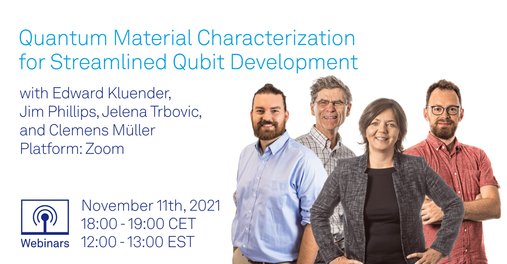 Zurich Instruments Webinar: Quantum material characterization for streamlined Qubit development