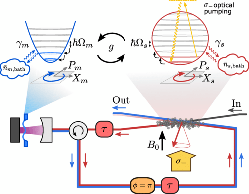 Using the principle of coherent feedback to cool a quantum system