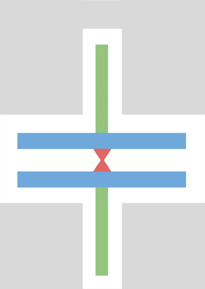 Surface loss calculations and design of a superconducting transmon qubit with tapered wiring