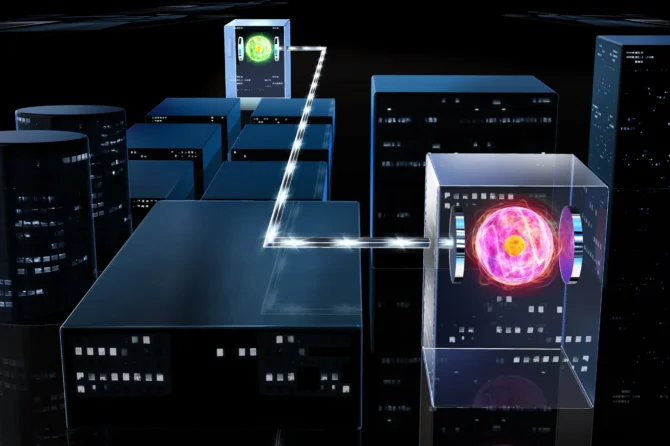 The nodes of this network were housed in two labs at the Campus Technik to the west of Innsbruck, Austria.