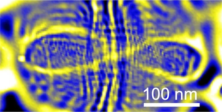 The pattern of quantum scars captured in the lab of physics professor Jairo Velasco,