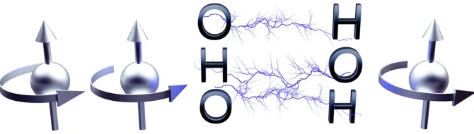 Supramolecular dyads as photogenerated qubit candidates