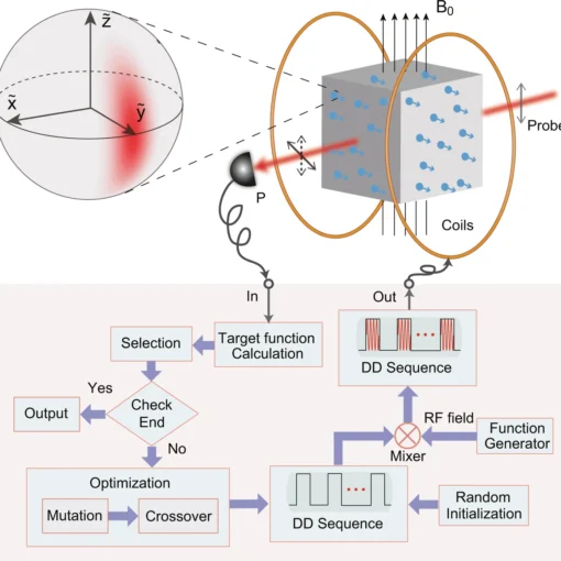 System of the quantum locking scheme.